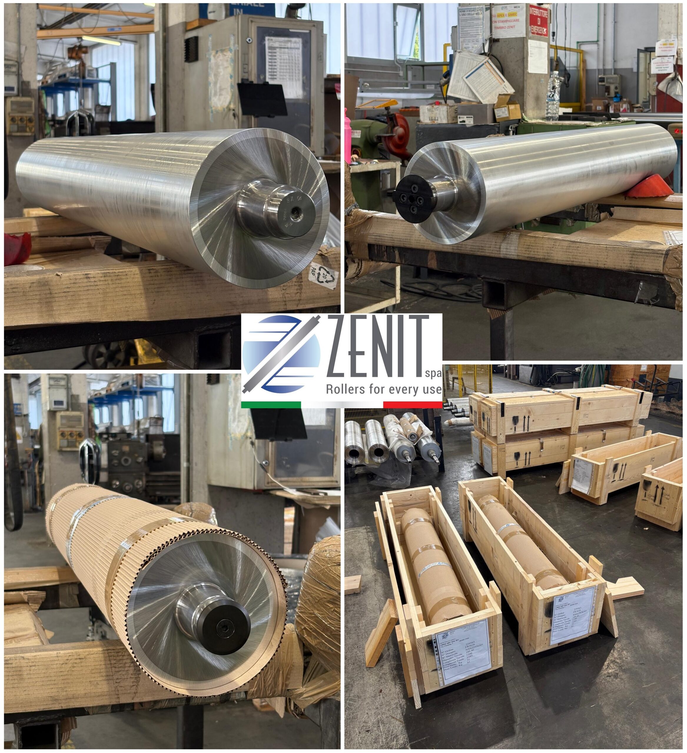 NEWS 10 Aluminum Rollers with Stainless Steel End Caps