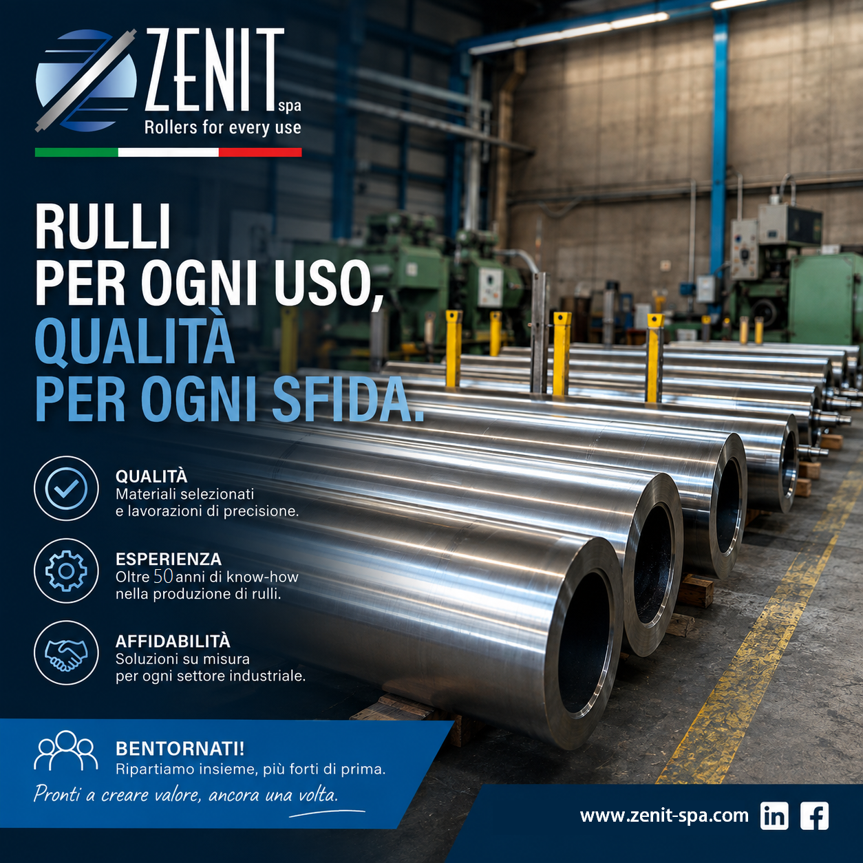 NEWS 8 Steel rollers