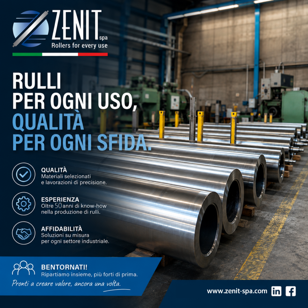 Rulli in acciaio rientro ferie estive