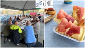 Rulli in acciaio e convivialità: in Zenit il lavoro è anche stare insieme 3 Rulli in acciaio aperitivo aziendale