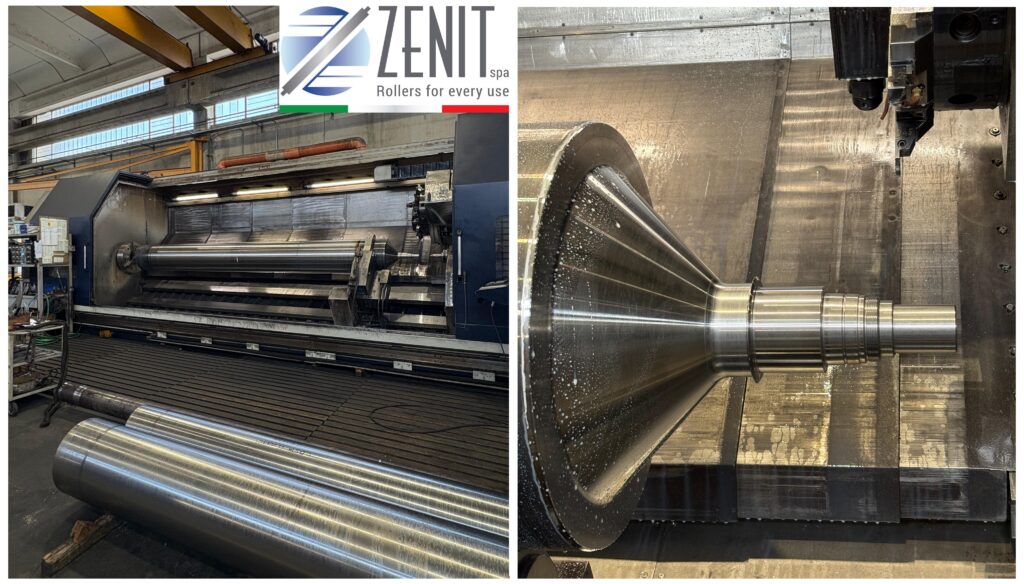 Paper and cardboard rollers: large-diameter turning for the paper industry 2 Paper and cardboard rollers